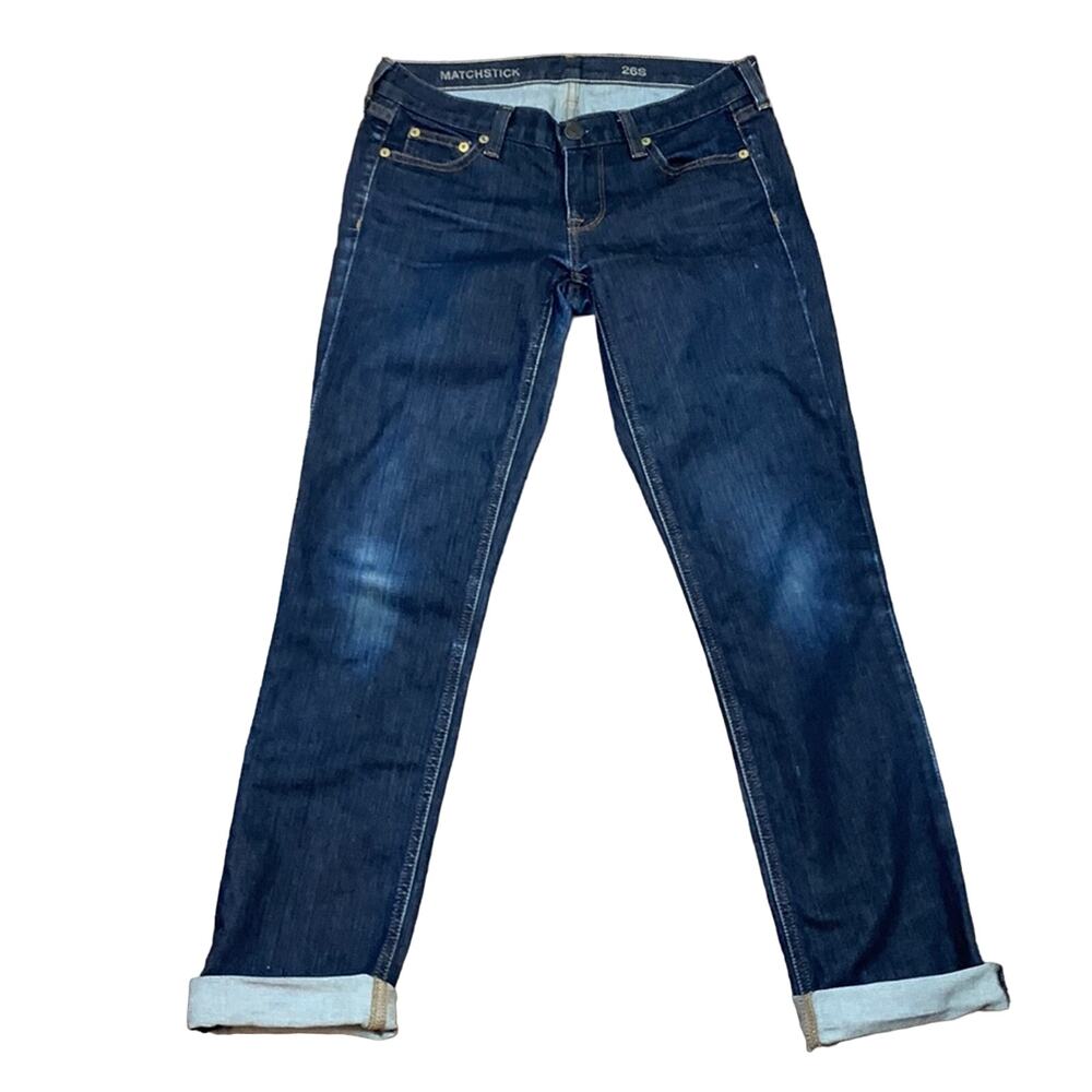 J Crew Matchstick Skinny Dark Wash Jeans